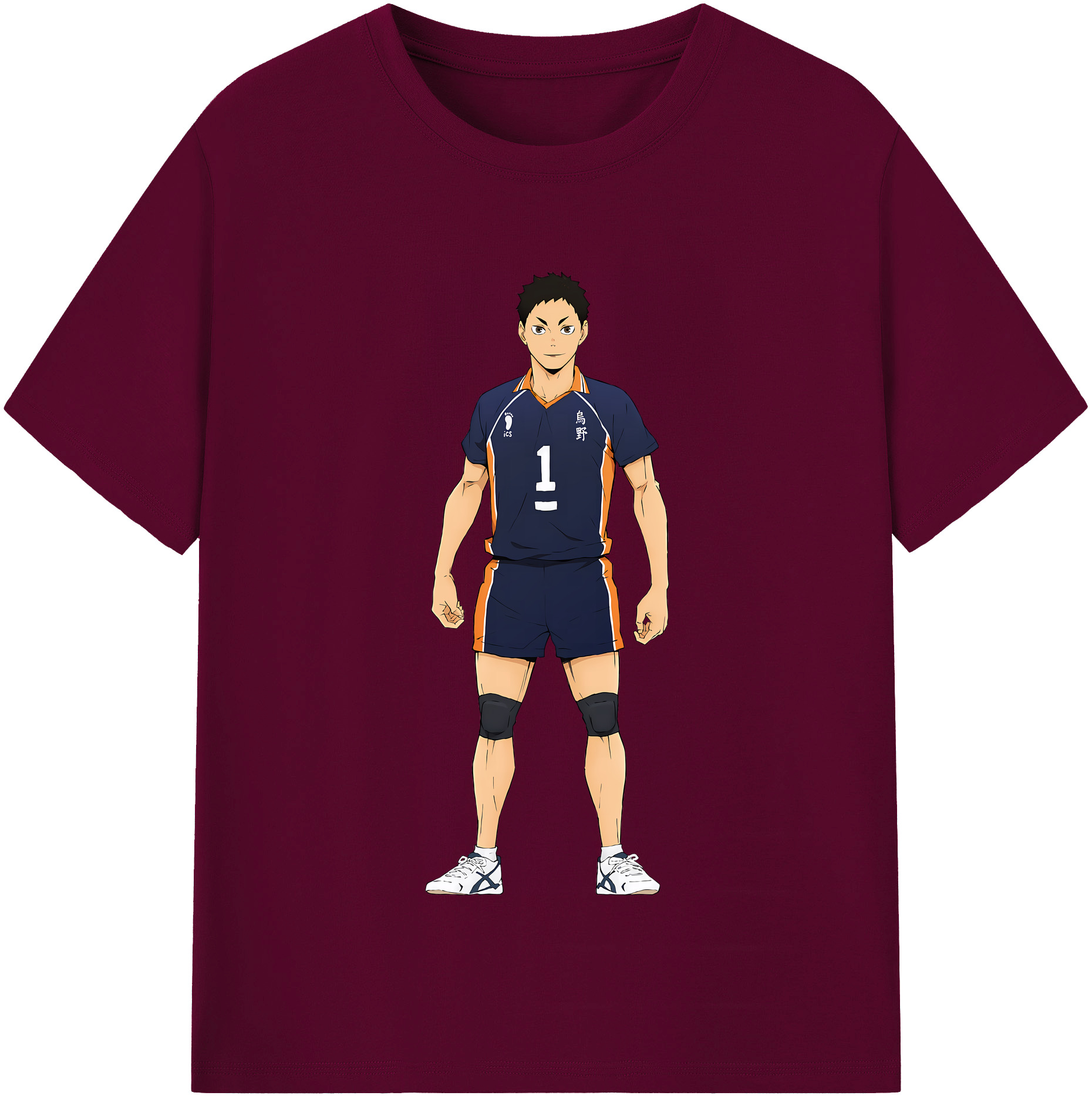 （画像用） ハイキュー!! Haikyu!! レディースカジュアルプリントTシャツ（綿100％）
